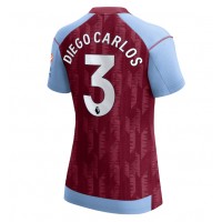 Aston Villa Diego Carlos #3 Hemmatröja Kvinnor 2023-24 Korta ärmar